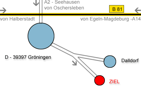 Anfahrt mit dem PKW/LKW